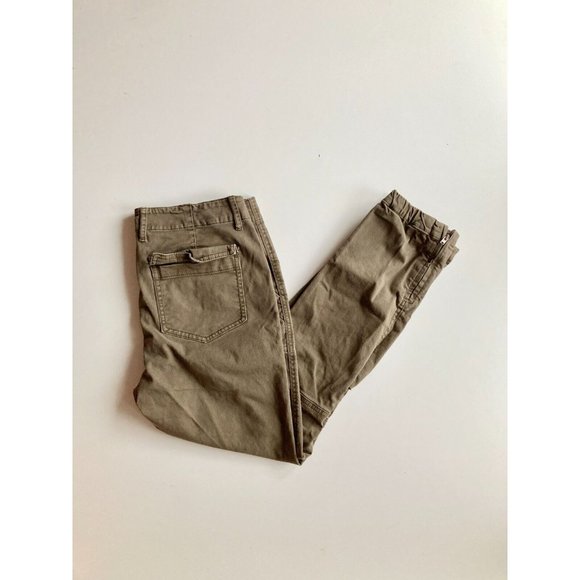 Aritzia GOLDEN by TNA Heroic Fatigue Green Cotton Twill Utility Pants, Size 6 - Picture 6 of 12